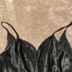Avons Fashions Intimates Black Satin Chemise SIZE M Size M Photo 1