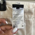 Escada Off White Pleat Career Office Trouser Pants Pockets Womens Size 44/ US 14 Photo 5