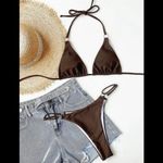 Boutique Brown, Metallic Ring, Bikini Set Photo 2