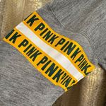 PINK - Victoria's Secret  Oakland A's Gray Green Sequin Hoodie Sweater Small Photo 2