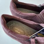 Clarks Collection Slip-On Sneakers Layton Step Burgundy Suede Women's Sz 8 NWOB Photo 6