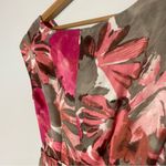 Banana Republic  Mad Men Floral Midi Length Linen Blend Sheath Dress Photo 5