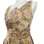 Zac Posen Target Floral Brocade Mini Dress Gold Size 5 Sleeveless Party Cocktail Photo 5