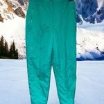 Vintage Edelweiss Teal Stirrup Snow Pant Woman’s Size 8 Green Photo 0