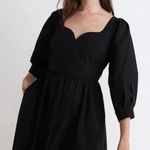 Madewell  Poplin Puff Sleeve Mini Dress Size 8 Photo 0