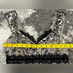 Nanette Lepore Anthropologie Silver Cinderella Princess
Dress Size 0 Silk Photo 9