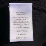 Talbots  Cowl Neck Cotton Blend Sleeveless Sweater Black M Photo 3