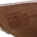 Corso Como "Denise" Gold Shimmer Leather/Textile Stretch Strap Pointed Toe Heels Photo 4