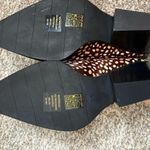 Vintage Havana  Dante Spotted Brown Block Heel Ankle Boots Size 7.5 Photo 6