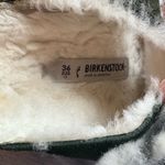Birkenstock Fuzzy dark green Birkenstocks Photo 4