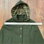 COJANA London wool / cashmere blend cape, made in England, one size Green Photo 11