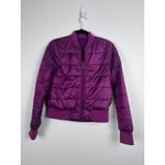 Lululemon Women's Non-Stop Bomber Reversible Jacket Purple Sz 4 Photo 4