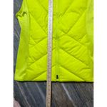 Athleta NWT Inlet Down Vest Women's XL Dark Fiber Optic Yellow Puffer Zip Up Photo 6