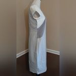 Downeast Gray Linen Cotton Blend Colorblock ModCloth Shift Dress by DE Collection Summer Photo 2