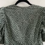 O.P.T. Green & White Polka Dot Papin Cottagecore Modest Midi Dress Size XS Photo 10