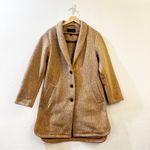 Banana Republic  Shawl Collar Coat in Oatmeal Heather Size Small Photo 2