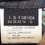 Mariella de Mariella Burani Black Floral Lace Midi Dress Size 10 Made in Italy Photo 5