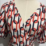 Banana Republic Chain Link Silk Print Dress Photo 6