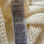 Roxy  After Beach Break Open Knit Relaxed Fit Ivory Hoodie M NWT Photo 6