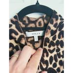 Milly Mock-Neck Sleeveless Cheetah Sweater Vest Knit Top XS Mobwife Designer Photo 3