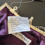 Newport News  Deep Purple Berry Satin Clutch NWT Photo 6