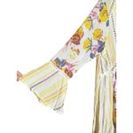 Free People Lovestoned Lace Crochet Bell Sleeve Tunic Small Dress Boho #WX12-5 Photo 5