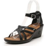 UGG  Lalima Black Chic Feminine Leather Summer Strappy Platform Sandals Size 8 Photo 0