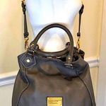 Marc Jacobs Workwear Grey Rolled Top Handles Satchel Crossbody Shoulder Bag Photo 2