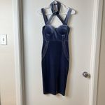 L'atiste by Amy Velvet Gothic Dark Blue Small Sexy Party Prom Photo 1