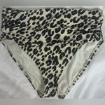Bleu Rod Beattie  Leopard Print High-Waisted Bikini Bottoms Size 10 NWOT Photo 4