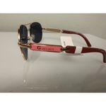 G by Guess  shiny rose pink Aviator sunglasses NWT Photo 2