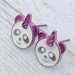 Unicorn Panda? Stud Earrings Photo 1