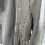 Walter Baker  Liz Crop Moto Leather Jacket L Army Green‎ Large Photo 3