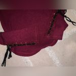 Free People  Laceup Mountaineer Sleeve Thermal long sleeve boho casual L spring Photo 6