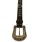 Blazin Roxx  Women’s Cowgirl Concho Leather & Rhinestone Belt XL Photo 10
