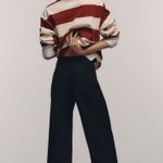 Anthropologie Maeve  Colette Cropped Wide-Leg Pants Photo 1