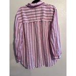 Lola River Linen Blend stripe Pink women size M Preppy nautical Size M Photo 9