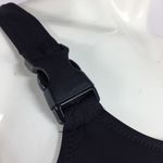 Topshop Neoprene One Shoulder Bikini Top Black Size 2 Photo 13