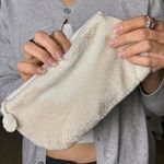 Women's Cream and White Beaded Bag Photo 4