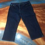 Lauren Ralph Lauren Classic Midcalf Dark Wash Jeans Blue Size 10 Photo 6