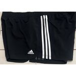 Adidas Shorts Athletic Pacer 3S Knit Shorts 3” Inseam AeroReady Womens XL Black Photo 1