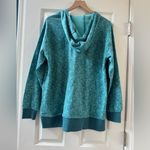 Athleta  Woman's Teal Blue Hooded Sweatshirt Size Medium Photo 4