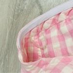 Free People Leilani Cotton Gingham Tube Top Pink/White Sz Medium Photo 4