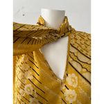 Ba&sh women's floral Otello top size 1 preppy bow French whimsical bell sleeve Photo 7