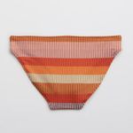 Aerie NWT  Jacquard Striped Bikini Bottom Women's Cinnabar Swim Beach Size XS Photo 2