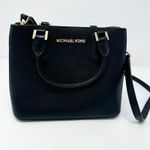 Michael Kors  Black Leather Crossbody Purse Photo 4