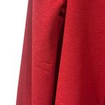 Madewell  Texture & Thread Crepe Wrap Top in Cherry Red Holiday Party Flirty M Photo 6