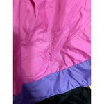 Vintage 80s Otello Pelle Color Block Insulated Puffer Jacket Size M Oversized Black Size M Photo 6