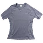 Columbia OmniWick Short Sleeve Stretch Shirt Sz. Medium Hiking Purple Breathable Photo 0