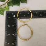 Gold Filled Hoop Earrings Bead Design Photo 7